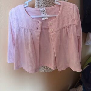 Carter's Light Pink Button Down Shirt for Kids